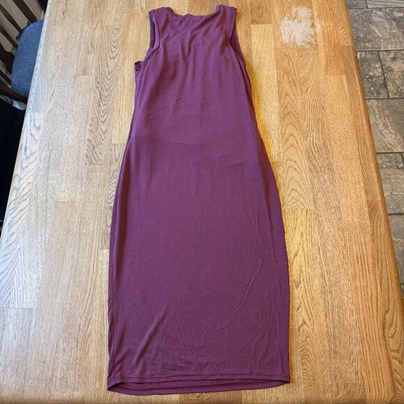 Mikey & Joey Sleeveless Dress Wine Burgundy Size Medium - Picture 2 of 7